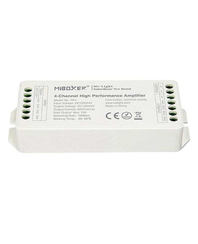 4 Channel High Speed Miboxer PA4 RGBW Amplifier