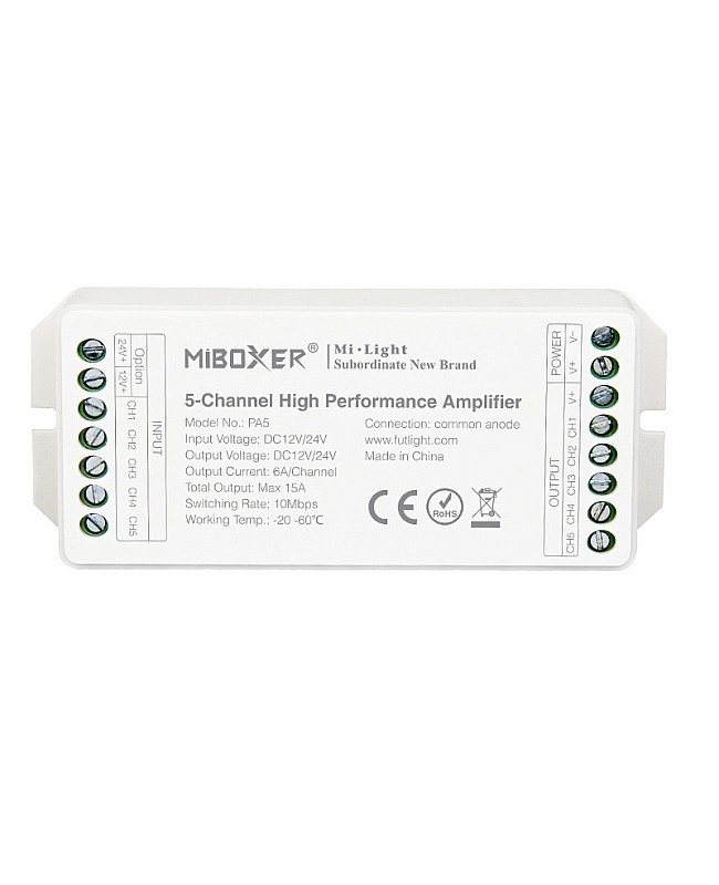 miboxer pa5 rgbw amplifier