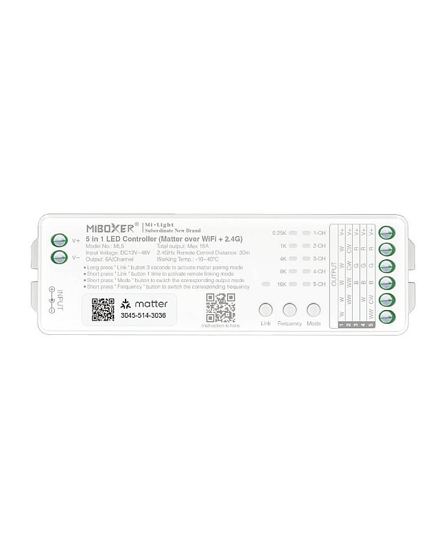 Matter over WiFi LED Controller