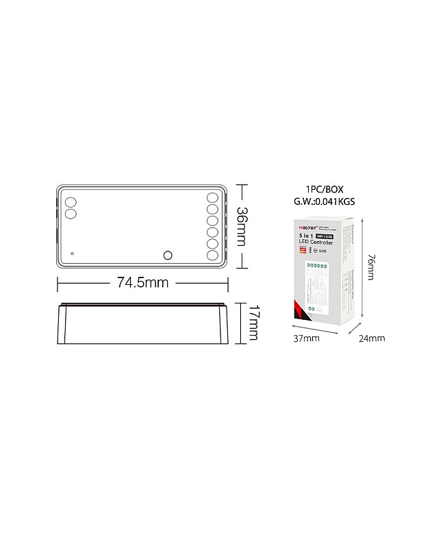 MiBoxer SW5 WiFi LED Controller