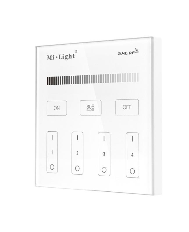 2.4G MiBoxer T1 4 Zones Dimming Panel Remote Control
