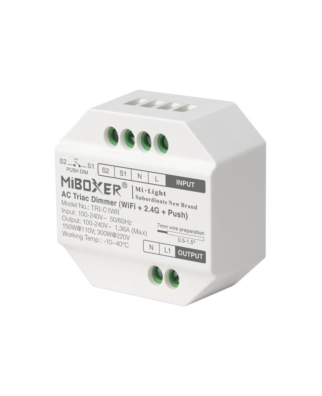 MiBoxer TRI-C1WR Trailing Edge Dimmer WiFi+2.4G+Push Control