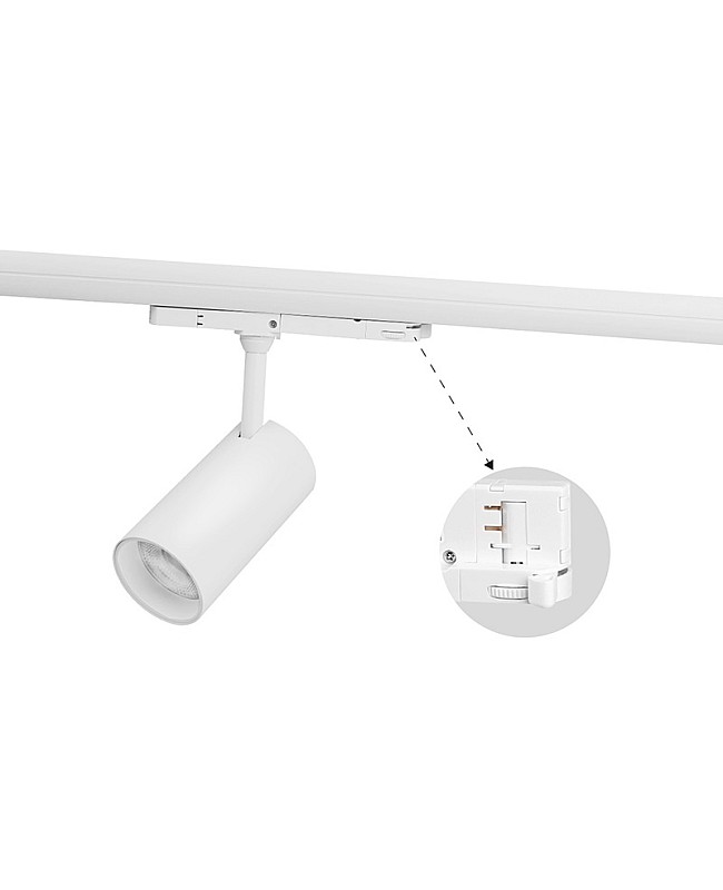 modern track lighting white
