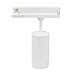 white plug-in track lighting powered by rail