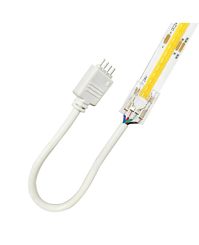 4P Solderless COB Rope Light Connectors