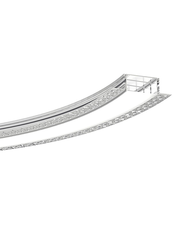 Bendable aluminum LED strip light channels and silicone diffusers