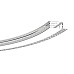 Continuous seamless light line LED aluminum profile