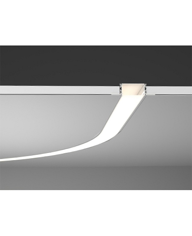 Curved LED strip aluminum channel for modern lighting