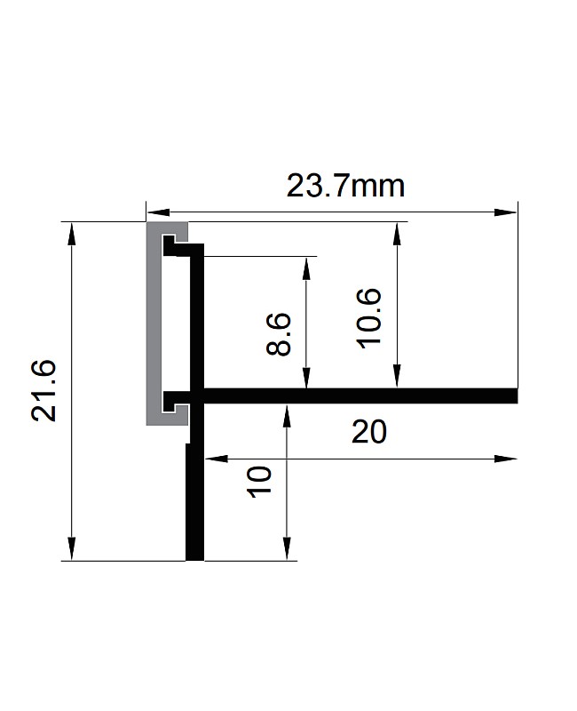LED Light Channel With Diffuser