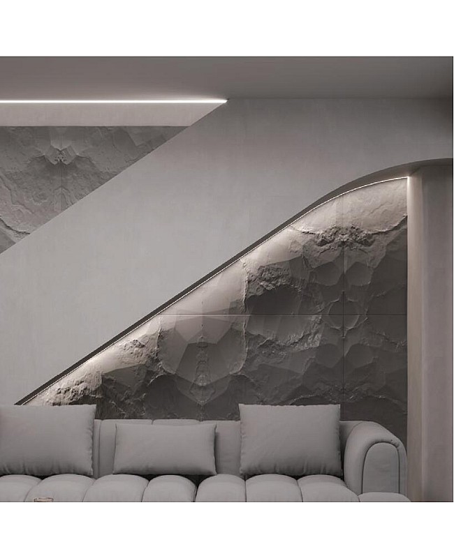 LED mud-In channels for drywall