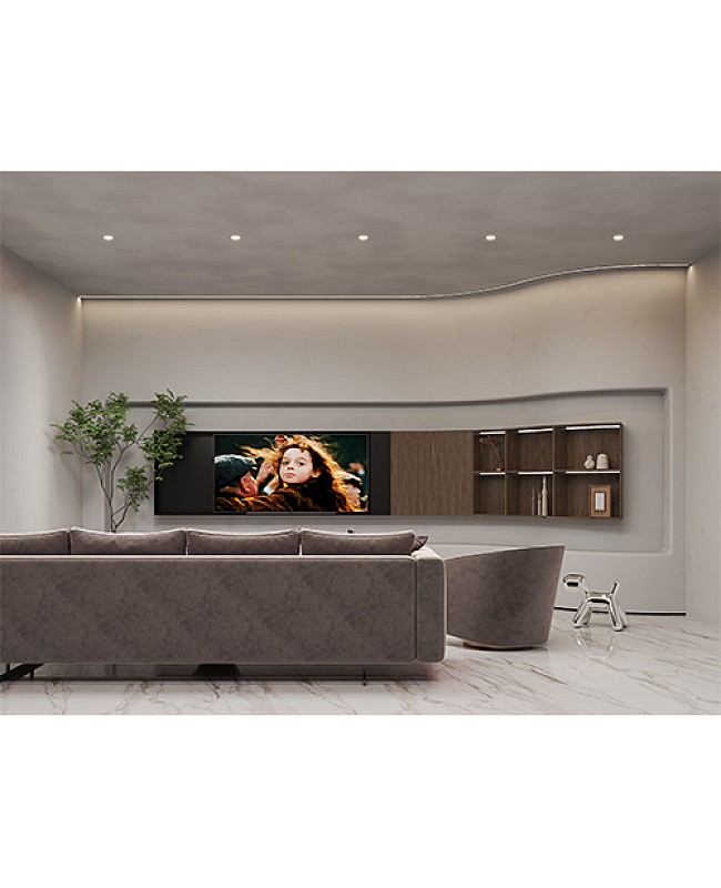 Mud-In LED profiles for accent lighting