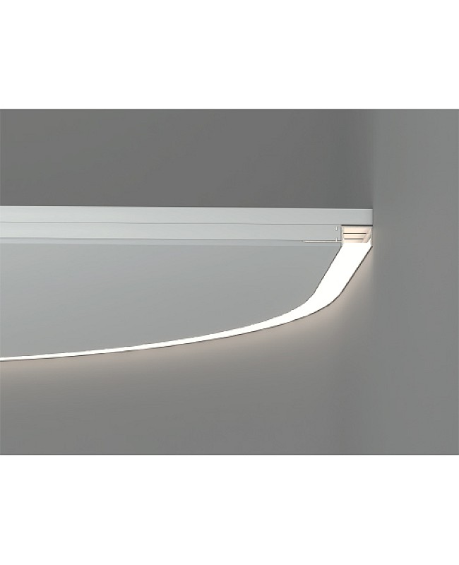 ceiling bendable plaster in led channel