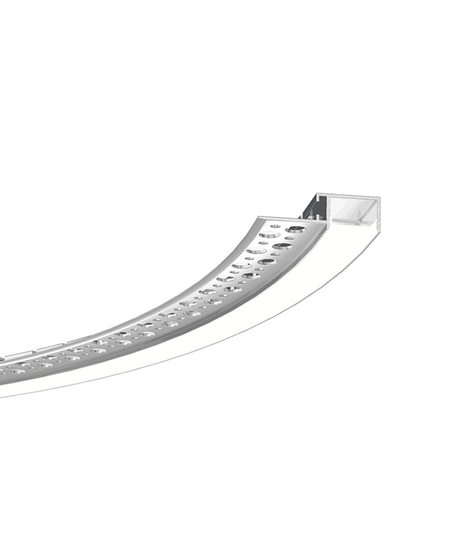 side bendable plaster-in led channel