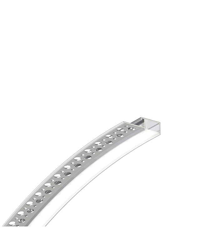 up down bendable plaster-in led channel