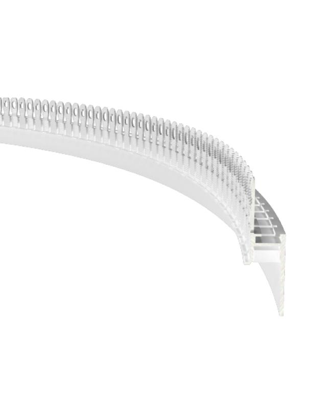 Side Bending Drywall Flexible Baseboard LED Channels