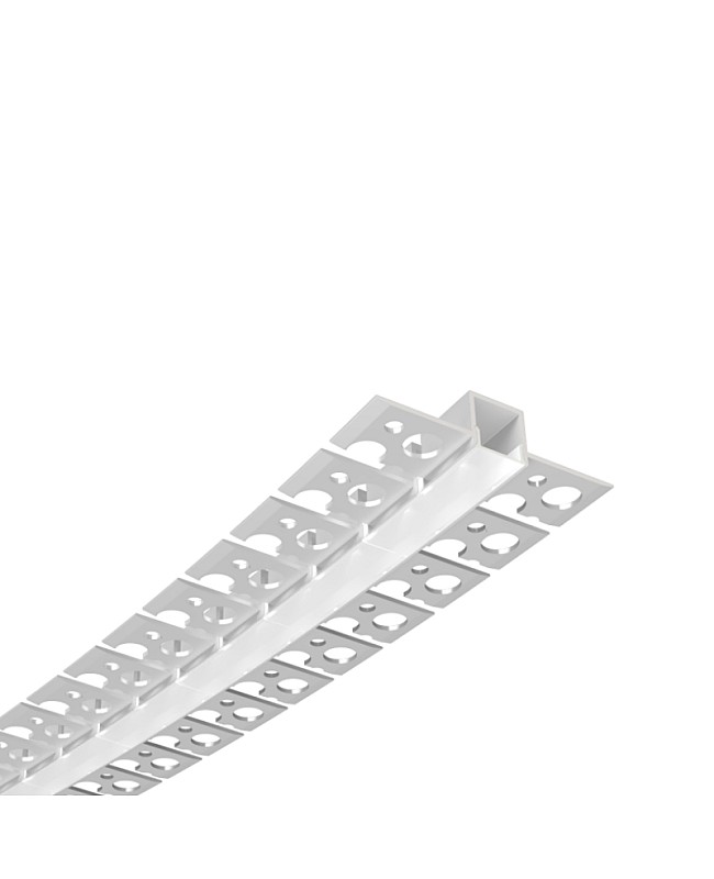53mm trimless plaster-in bending LED profiles