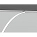 Recessed plasterboard aluminium strip light channels for curved walls
