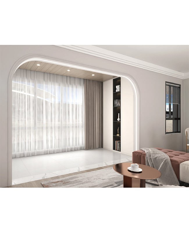 Flexible aluminum channels for commercial cove lighting