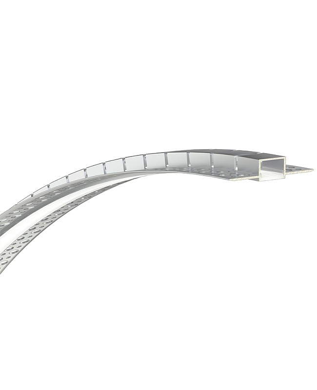 Left and right flexible mud-in LED strip cahnnels