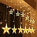 led curtain lights cool white