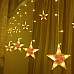 led curtain lights cool white