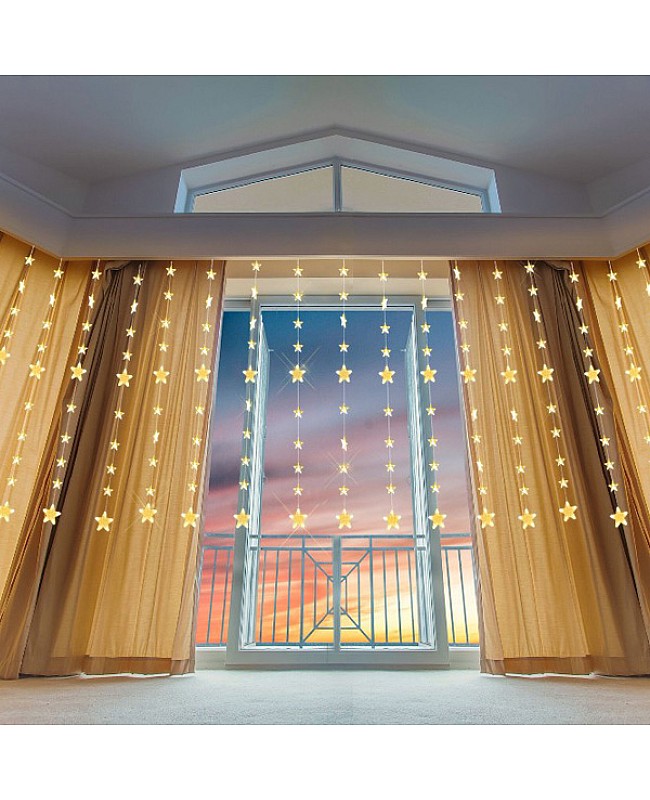 Star Style 144 PCS LED Xmas Lights With RF Remote