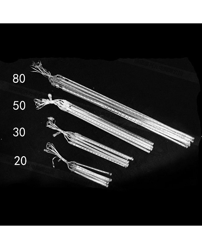 led flickering meteor shower rain lights