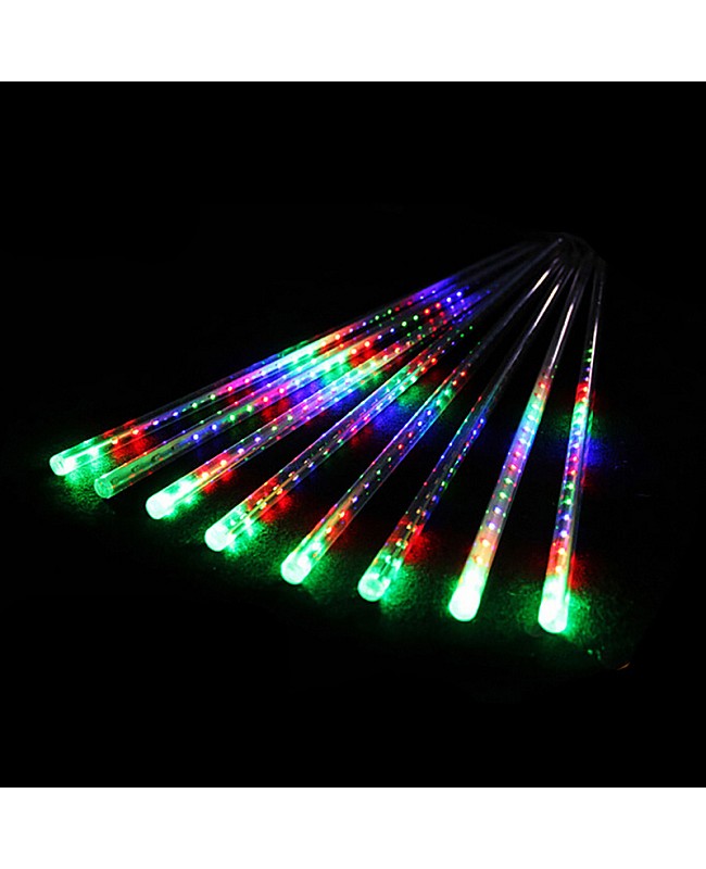 led meteor shower rain lights 50cm