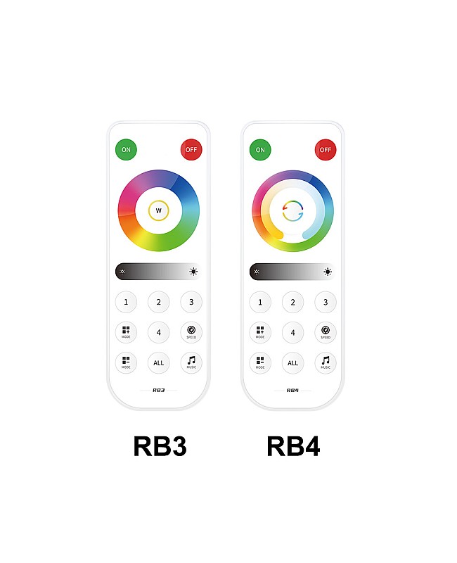 RB3 RB4 2.4G Remotes