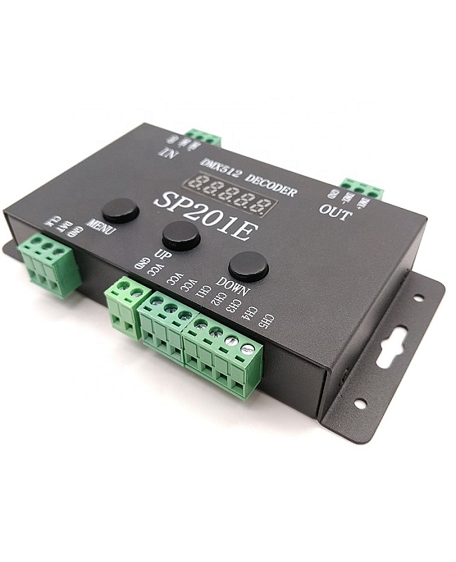 SP201E addressable SPI controller eliminates flickering for smooth, consistent lighting performance