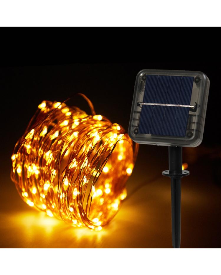 Outdoor Solar Fairy String Lights With Remote