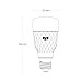 yeelight bulb size