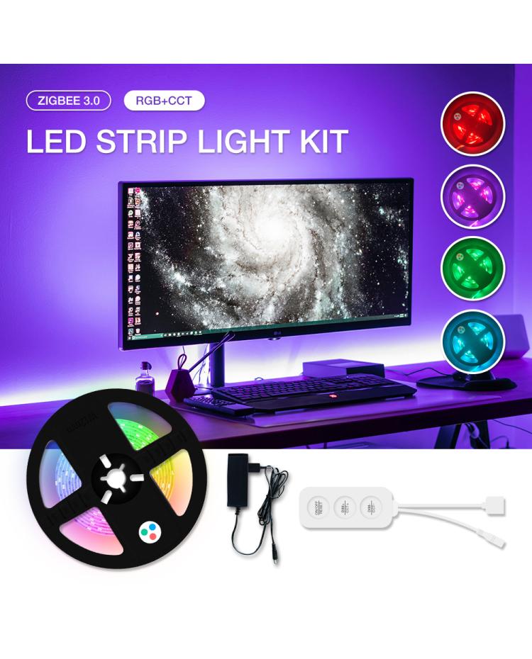 Veilig In dienst nemen snel Gledopto Zigbee RGB LED Light Strip Kit