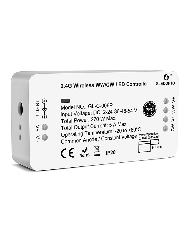 gledopto zigbee pro cct controller
