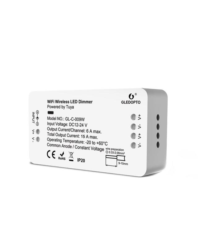 Gledopto GL-C-009W Wireless WiFi Light Dimmer Voice Control