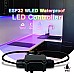 Waterproof ESP32 WLED LED controller for wet and outdoor applications