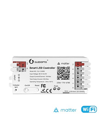 Gledopto ACK Matter LED strip controller