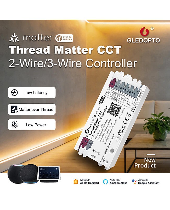 Gledopto matter over thread LED dimmer