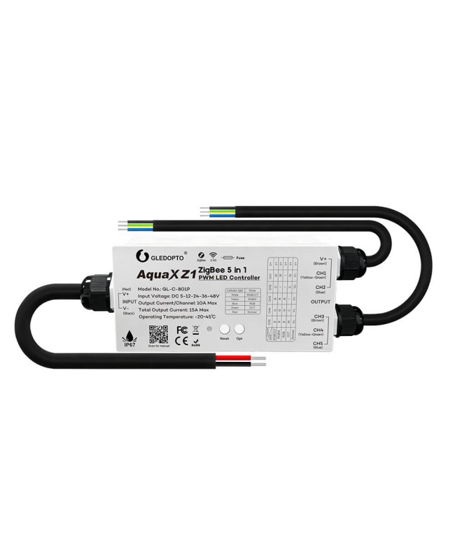 IP67 waterproof zigbee LED strip controller
