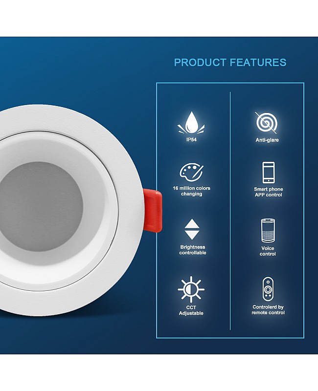 12w recessed downlight
