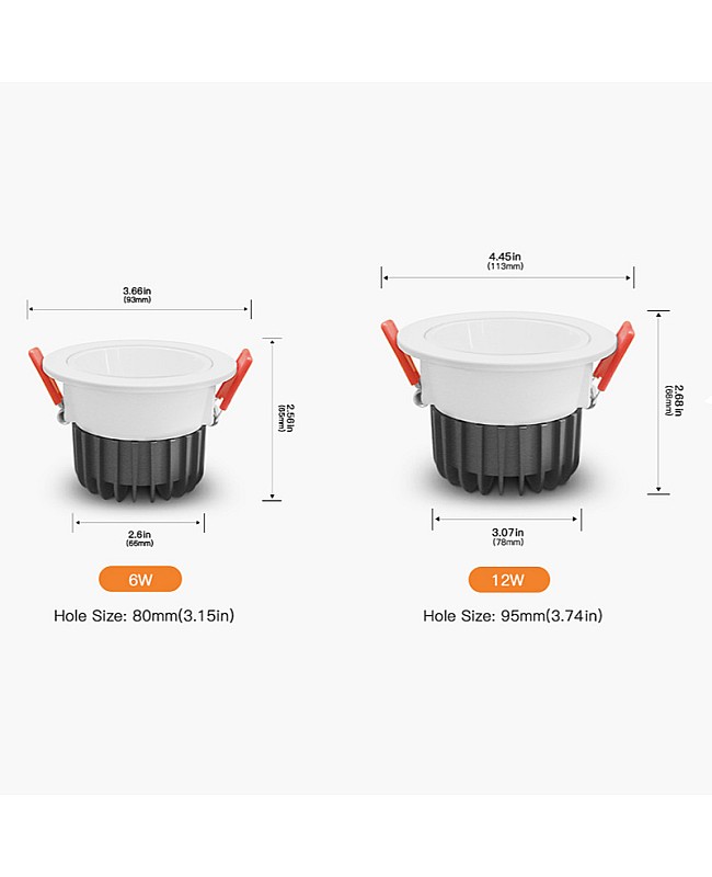 led recessed downlight