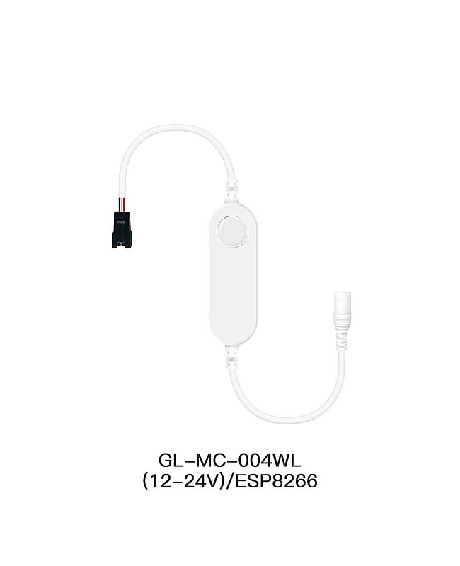 24V inline WLED addressable LED controllers with DC connector