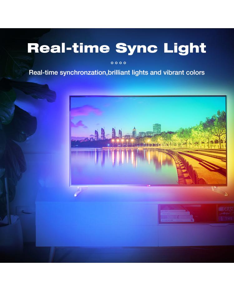 Smart TV Led backlight, Ambient light tv Kit Hdmi 4k