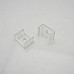 Plastic LED channel mounting clips