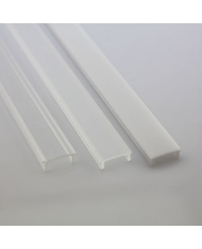 LED strip channel diffusers