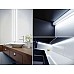 Install the corner LED profiles under cabinets for task lighting in kitchen