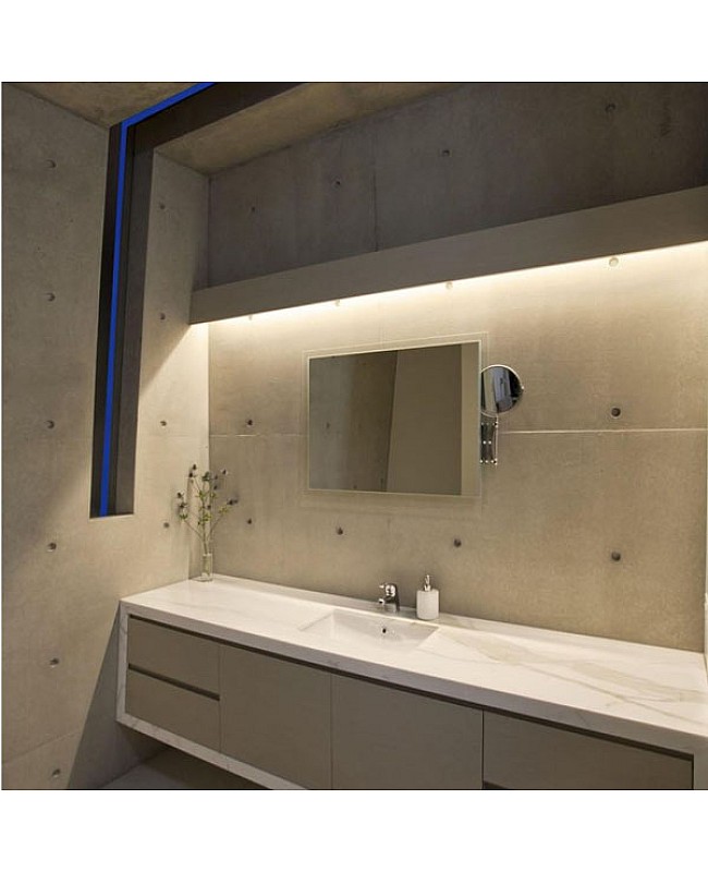 Install the LED corner profiles under cabinet in kitchen