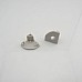 End caps with and without wire holes for LED cabinet wall profiles