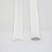 Semi-round PC diffusers for round LED extrusion pendant