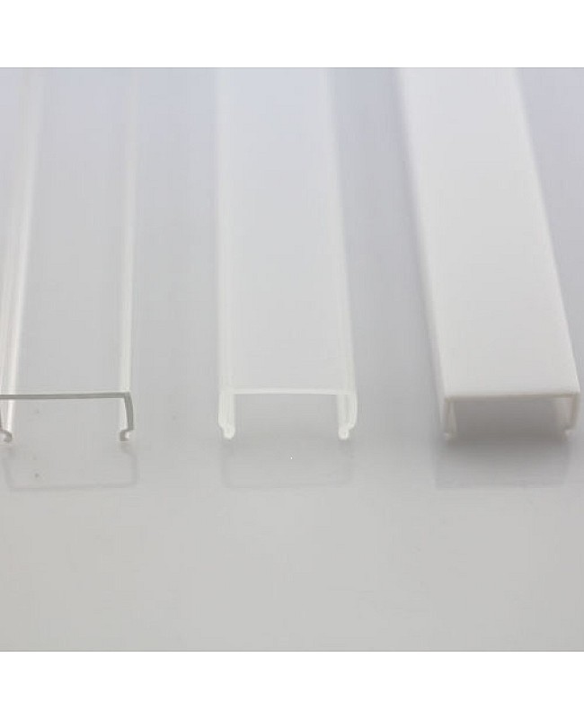 Diffusers for LED strip profiles